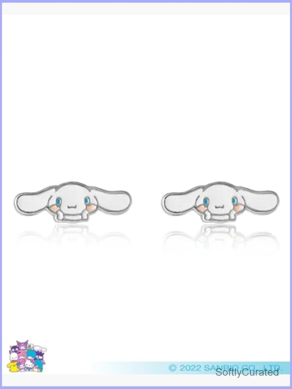 Stud Earrings Collection Silver Flash-Plated Enamel Crystal